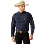Ariat Mens Jacobi Classic Fit L/S Shirt (10054695) Navy