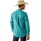Ariat Mens Pro Series Jessie Fitted L/S Shirt (10054737) Turquoise
