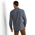 Ariat Mens Fenix Classic Fit Snap L/S Shirt (10054658) Chambray Blue