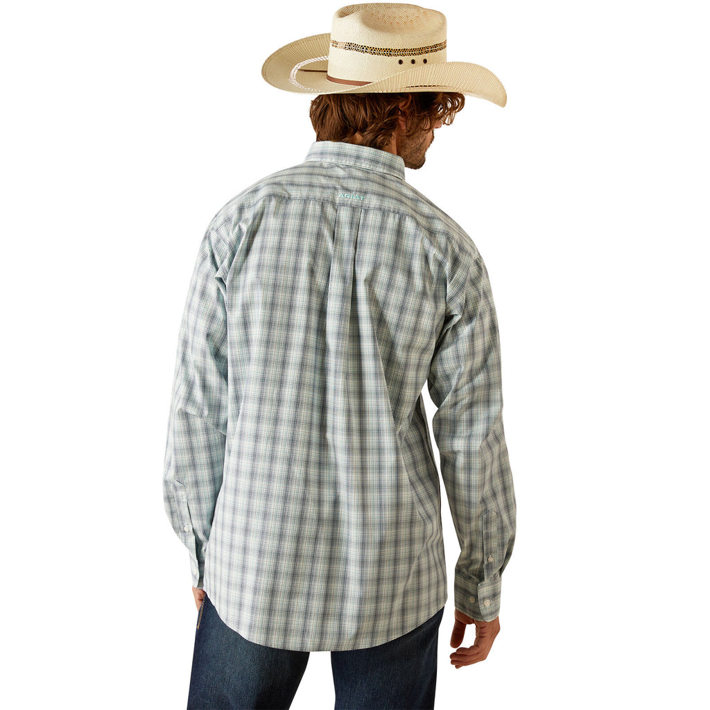 Ariat Mens Pro Series Conner Classic Fit Snap L/S Shirt (10054676) Navy