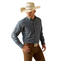 Ariat Mens Team Philibert Classic Fit L/S Shirt (10054732) Chambray Blue/Khaki