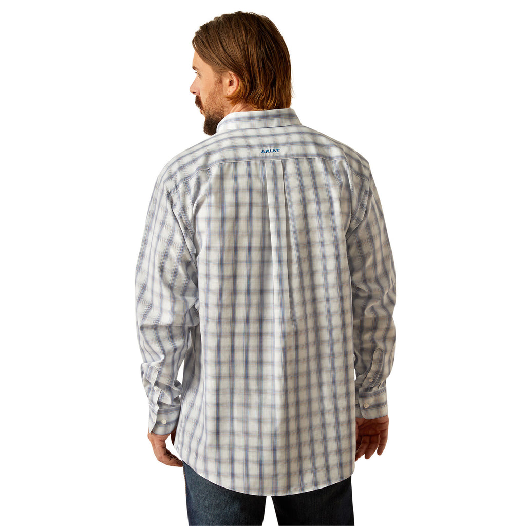 Ariat Mens Wrinkle Free Briar Classic Fit L/S Shirt (10054723) White