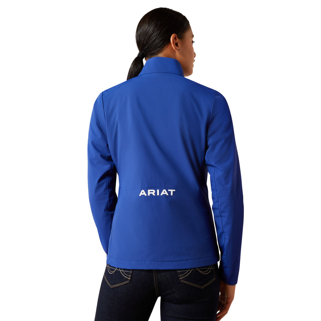 Ariat Womens Rion Team Stretchshell Insulated Jacket (10058545) Sodalite Blue Team