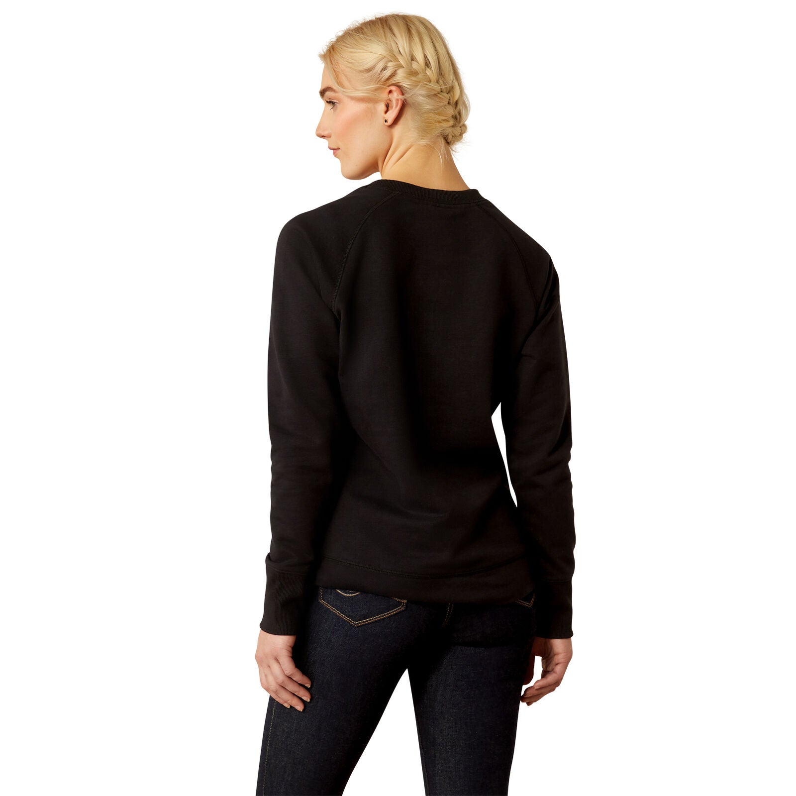 Ariat Womens Benica Team Sweatshirt (10058586) Black Team