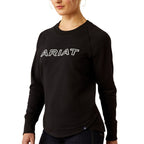 Ariat Womens Benica Team Sweatshirt (10058586) Black Team