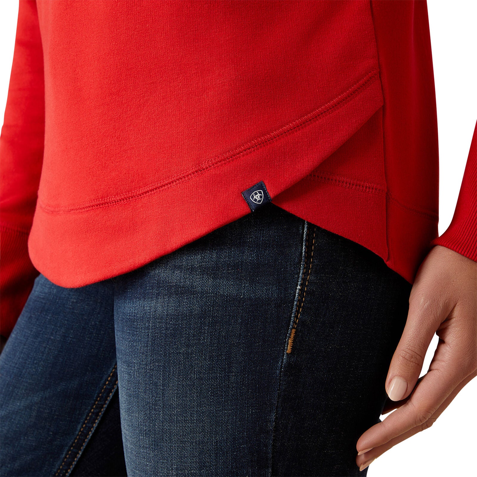 Ariat Womens Benica Team Sweatshirt (10058587) Red Team