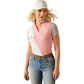 Ariat Womens Taryn Polo (10055248) Flamingo Pink/Coral Paradise