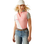 Ariat Womens Taryn Polo (10055248) Flamingo Pink/Coral Paradise