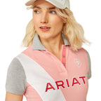 Ariat Womens Taryn Polo (10055248) Flamingo Pink/Coral Paradise