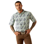 Ariat Mens Cyrus Classic Fit S/S Shirt (10054820) Mint