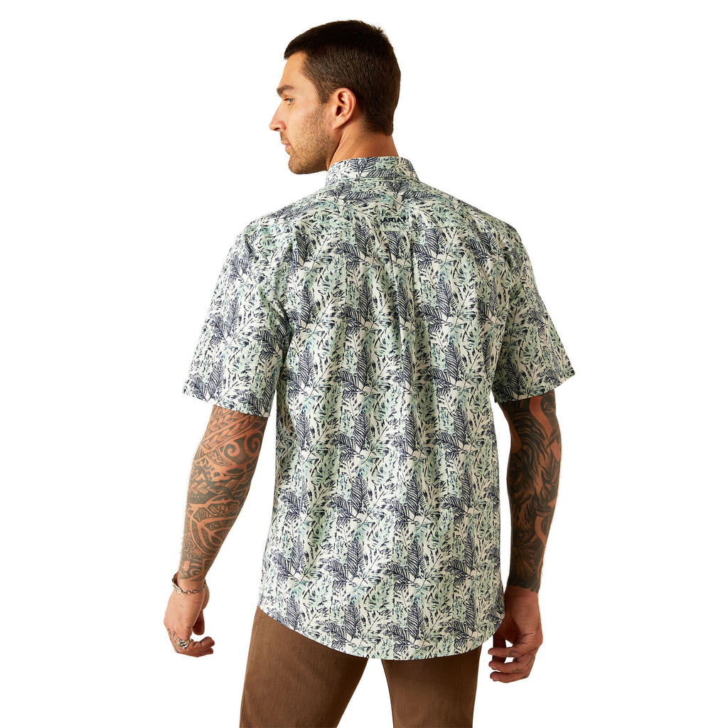 Ariat Mens Cyrus Classic Fit S/S Shirt (10054820) Mint