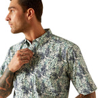 Ariat Mens Cyrus Classic Fit S/S Shirt (10054820) Mint
