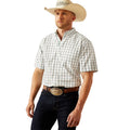 Ariat Mens Pro Series Cooper Classic Fit S/S Shirt (10054823) White