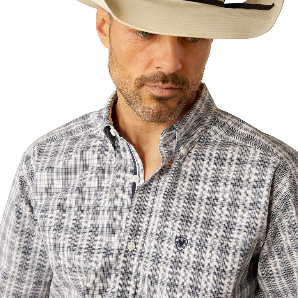 Ariat Mens Pro Series Charlie Classic Fit S/S Shirt (10054824) Navy