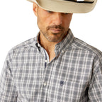 Ariat Mens Pro Series Charlie Classic Fit S/S Shirt (10054824) Navy