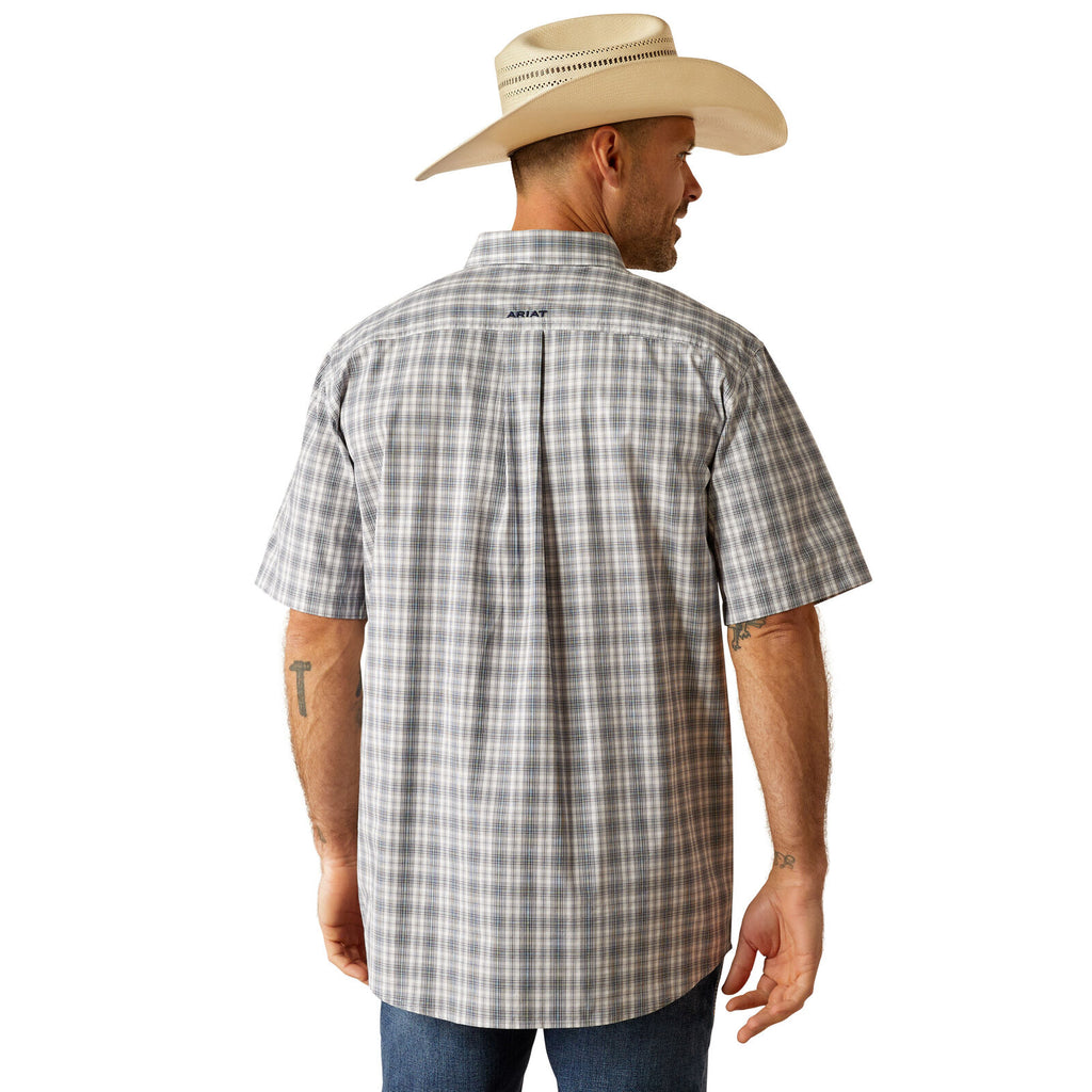 Ariat Mens Pro Series Charlie Classic Fit S/S Shirt (10054824) Navy