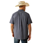 Ariat Mens Pro Series Callum Classic Fit S/S Shirt (10054822) Navy
