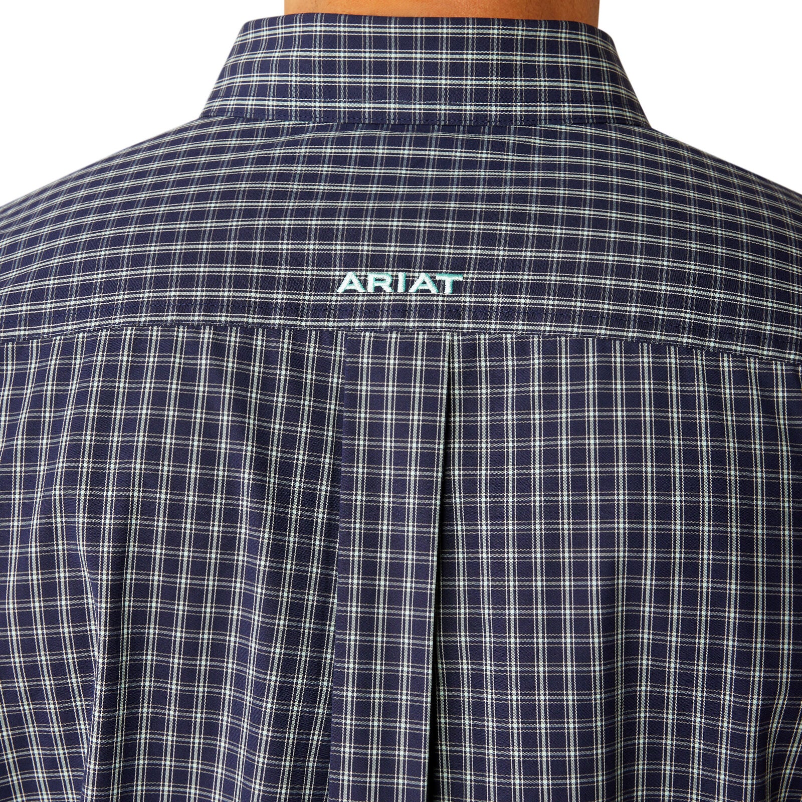 Ariat Mens Pro Series Callum Classic Fit S/S Shirt (10054822) Navy