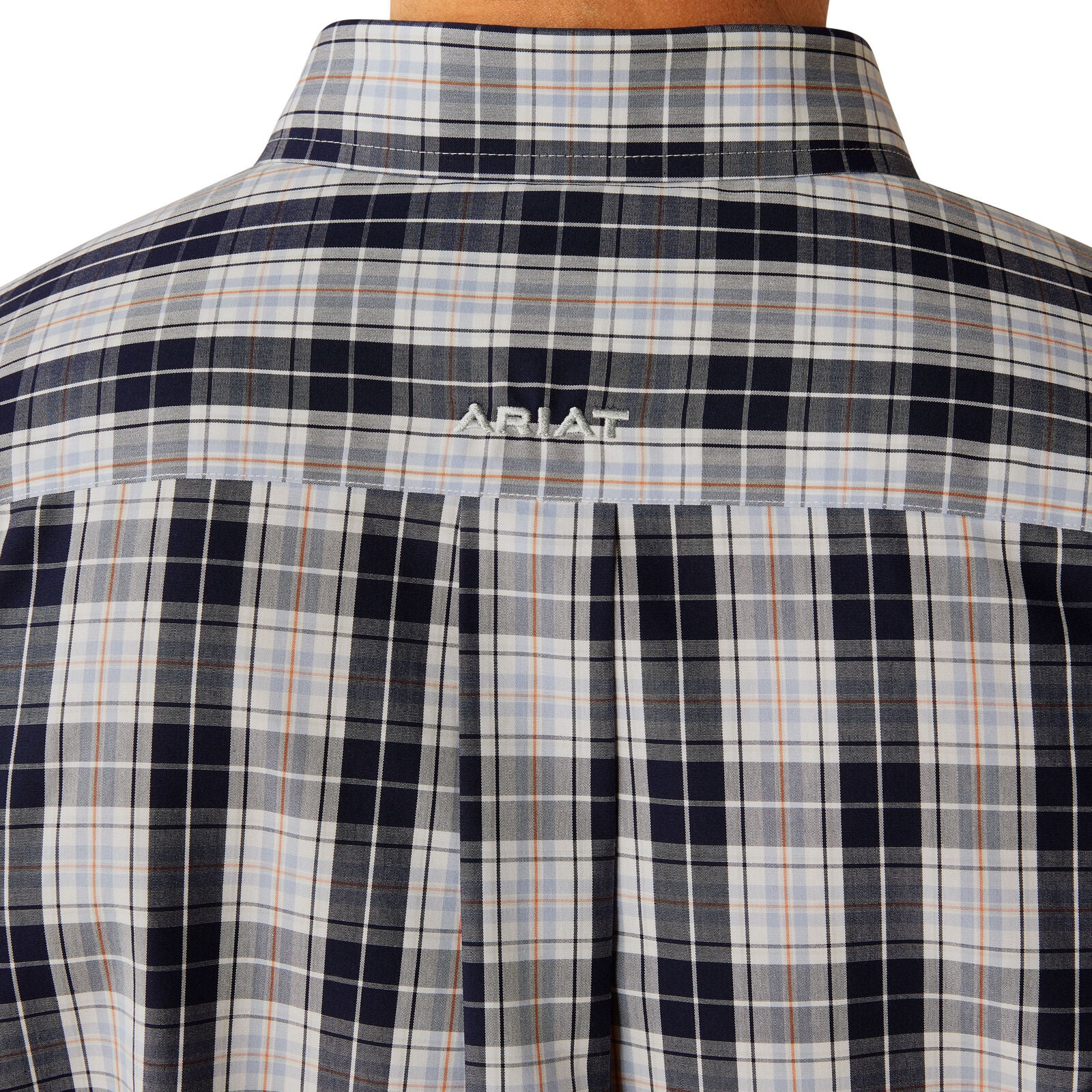 Ariat Mens Wrinkle Free Ocean Classic Fit L/S Shirt (10054827) Dark Blue
