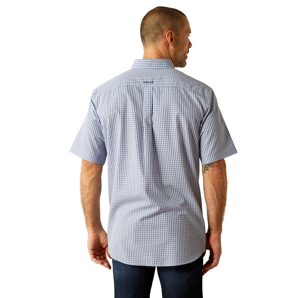 Ariat Mens Wrinkle Free Ozzy Classic Fit L/S Shirt (10054812) White