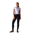 Ariat Womens Taryn S/S Polo (10055246) Chalk Violet/Orchid Bloom