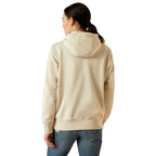 Ariat Womens Rebar Graphic Hoodie (10055111) Moonbeam/Blackberry