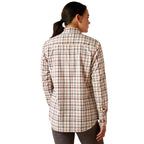 Ariat Womens Rebar Made Tough Durastretch L/S Work Shirt (10055078) Vanilla