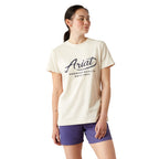 Ariat Womens Rebar Cotton Strong Worldwide S/S Tee (10054448) Moonbeam