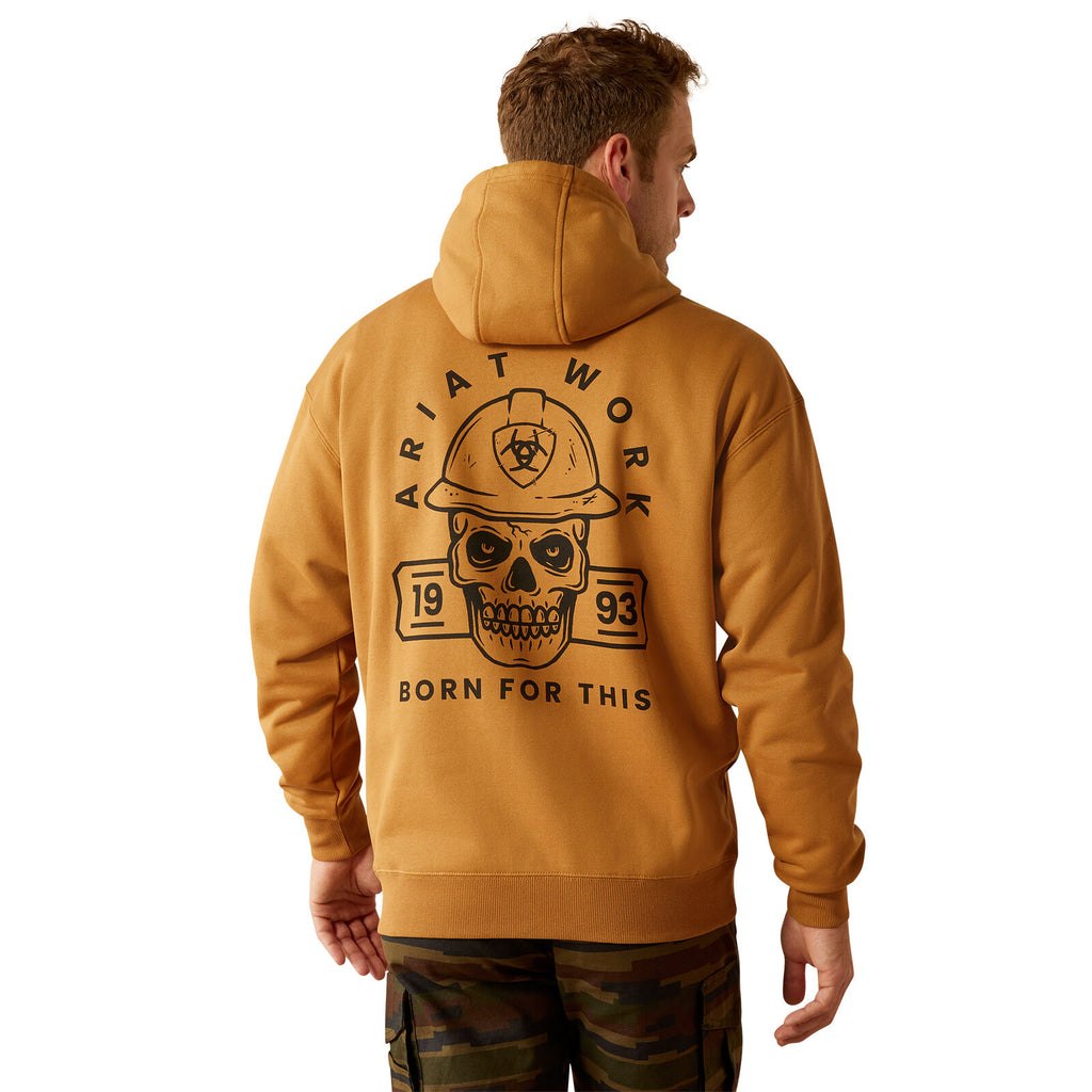 Ariat Mens Rebar Workman Hardhead Hoodie (10054474) Bistro