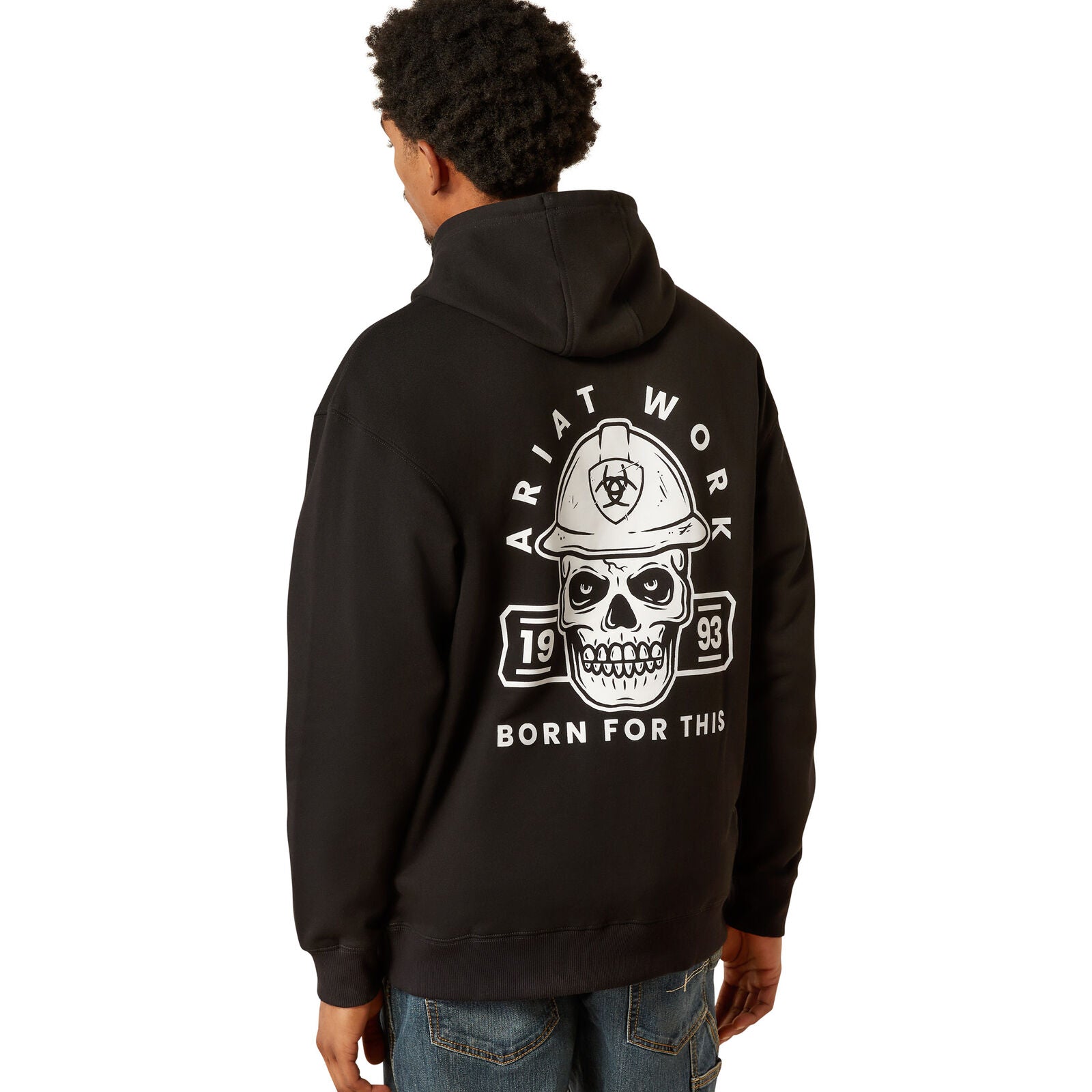 Ariat Mens Rebar Workman Hardhead Hoodie (10054475) Black