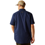 Ariat Mens Rebar Made Tough Durastretch S/S Work Shirt (10055263) Navy
