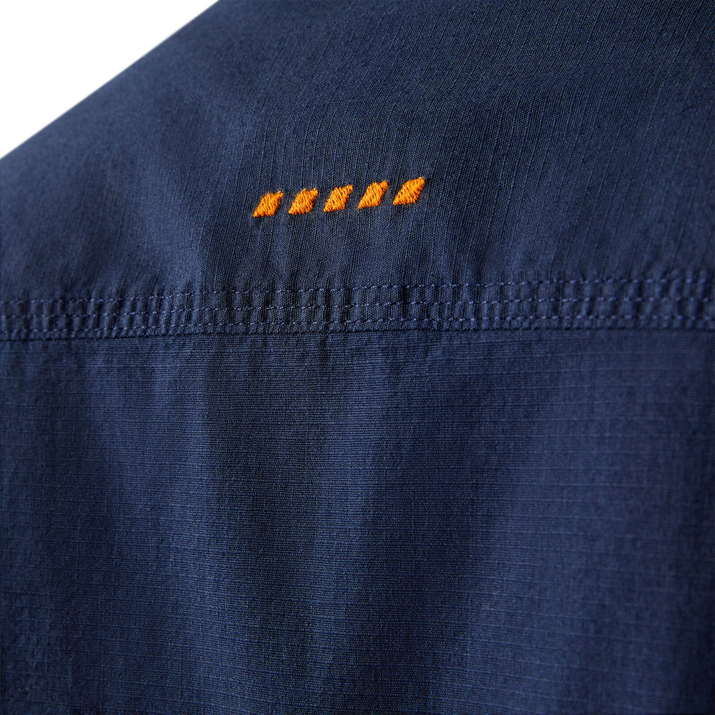 Ariat Mens Rebar Made Tough Durastretch S/S Work Shirt (10055263) Navy