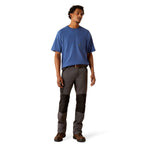 Ariat Mens Rebar Cotton Strong Logo S/S Tee (10054507) Strong Blue