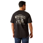 Ariat Mens Rebar Cotton Strong Workhog S/S Tee (10054446) Black