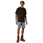 Ariat Mens Rebar Cotton Strong Hardhead S/S Tee (10054445) Black