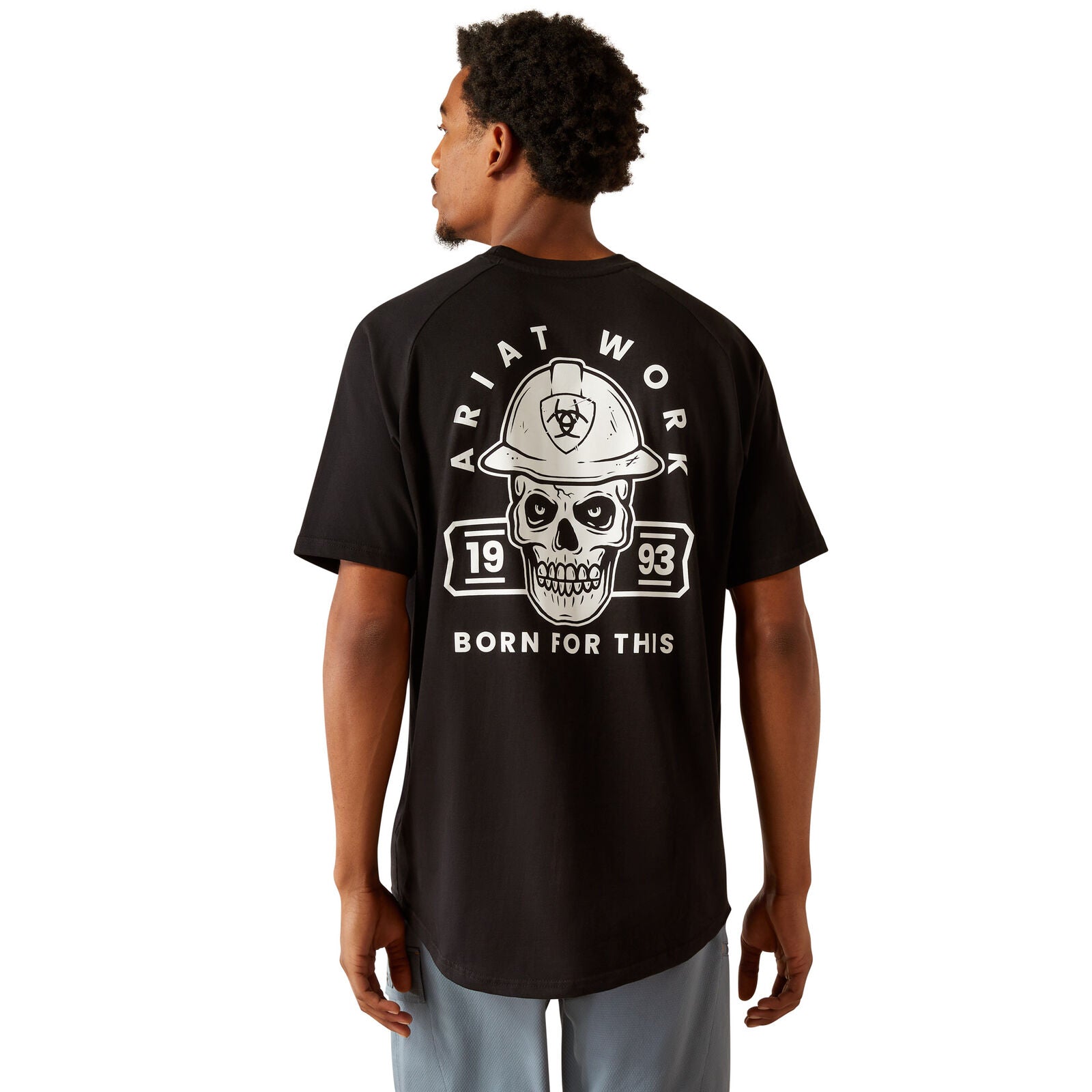 Ariat Mens Rebar Cotton Strong Hardhead S/S Tee (10054445) Black
