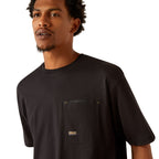 Ariat Mens Rebar Workman Brickyard S/S Tee (10054430) Black