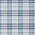 Just Country Boys Brayden Half Button L/S Print Shirt (BWLS2528) Light Blue Plaid