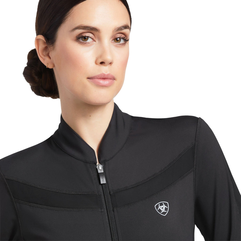 Ariat Womens Ascent Full Zip Sweatshirt (10039435) Black