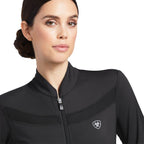 Ariat Womens Ascent Full Zip Sweatshirt (10039435) Black