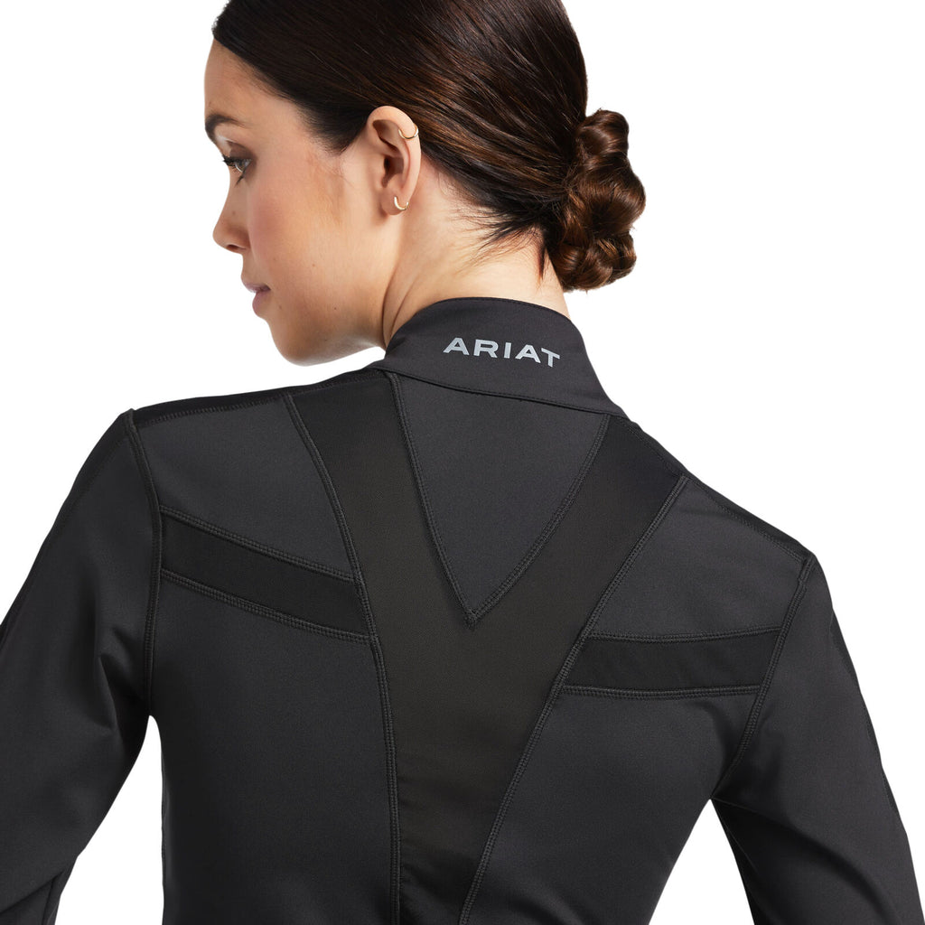 Ariat Womens Ascent Full Zip Sweatshirt (10039435) Black