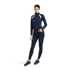 Ariat Womens Sunstopper 2.0 Team 1/4 Zip Baselayer (10039184) Navy