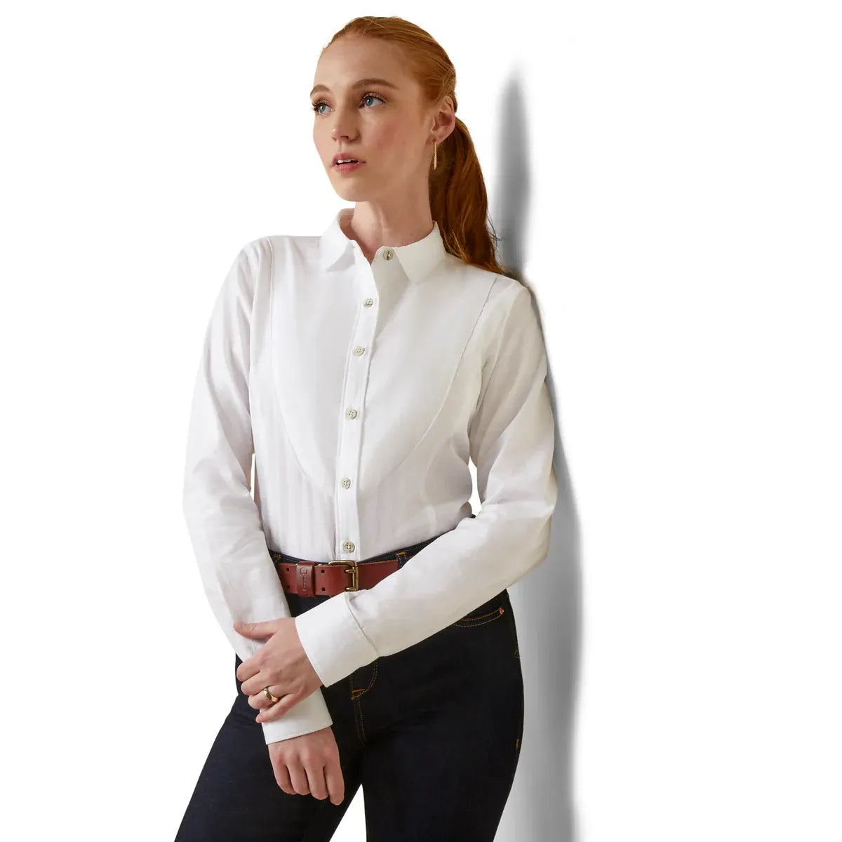 Ariat Womens Muir L/S Blouse (10046372) White