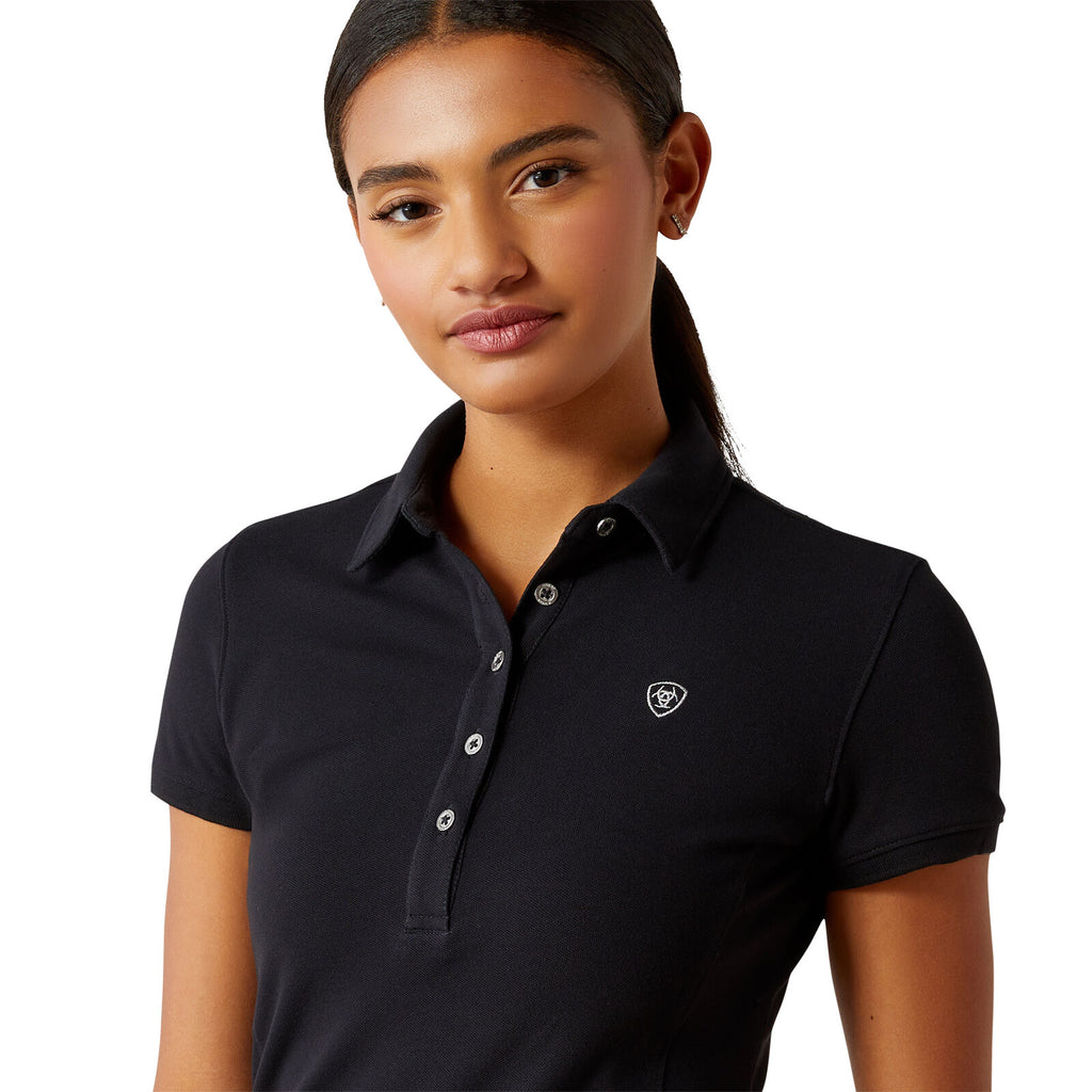 Ariat Womens Prix 3.0 Polo (10055059) Black