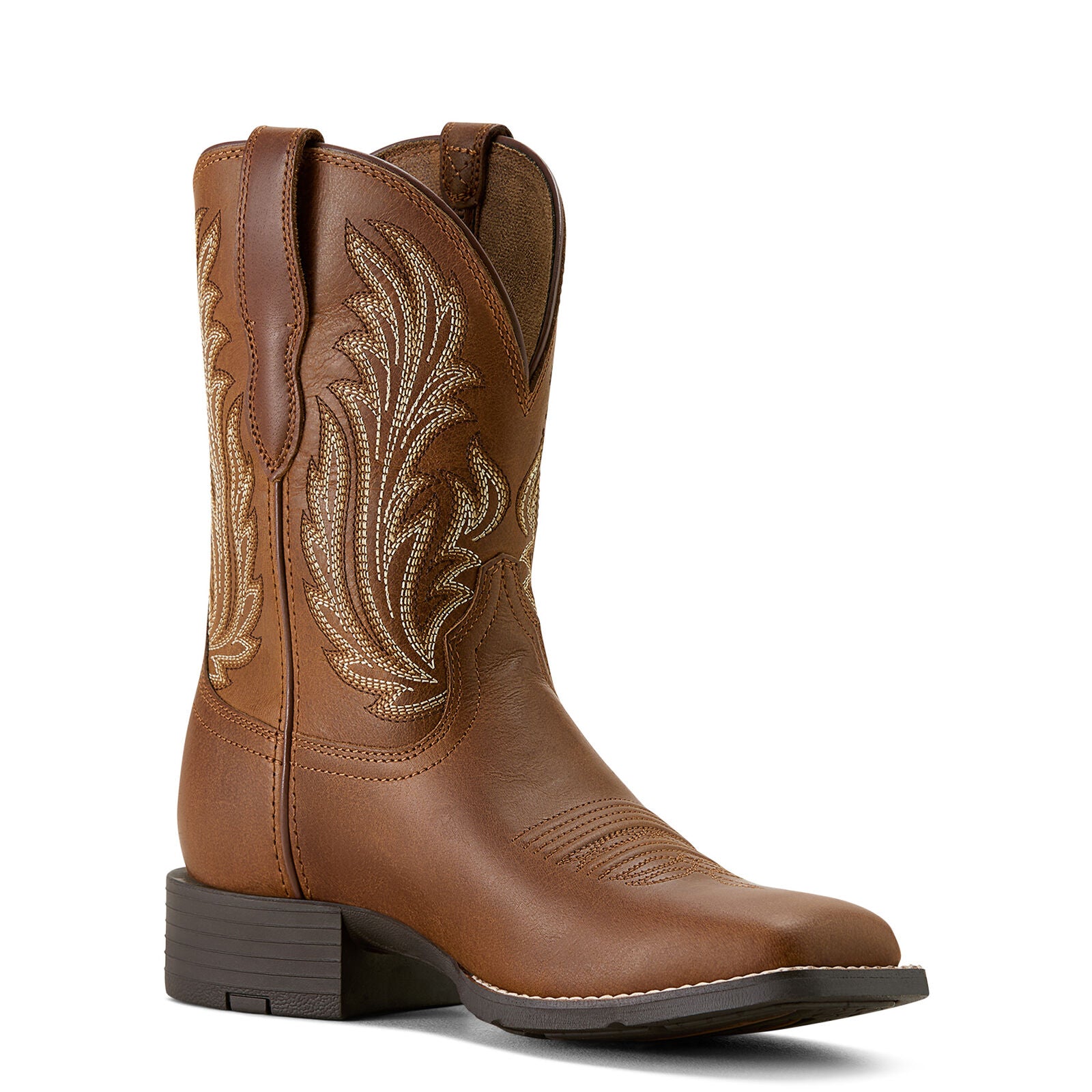 Ariat Womens Round Up Filly Western Boots (10064074) Sorrel Crunch