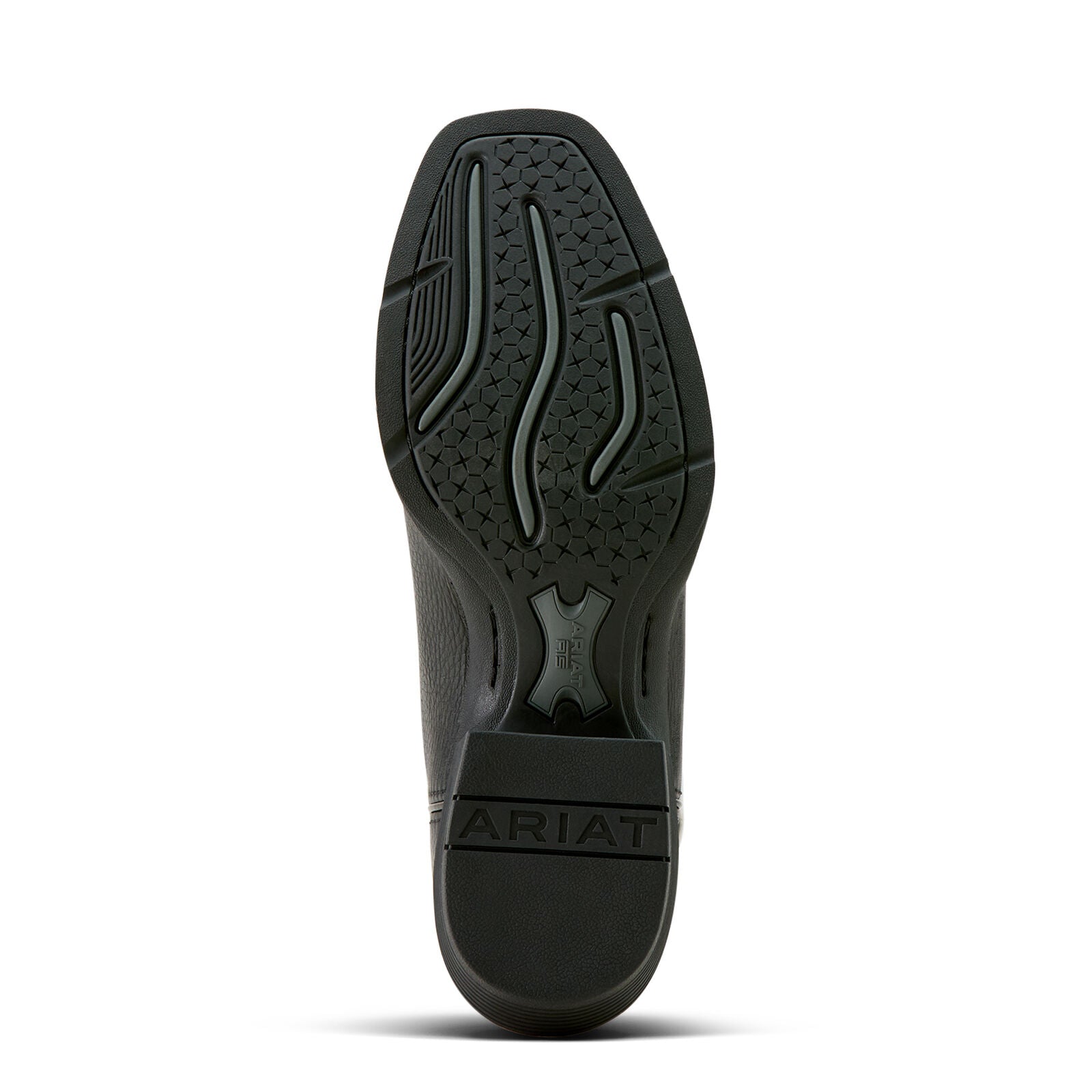 Ariat Mens Sport Narrow Cutter Toe Western Boots (10063960) Black Deertan