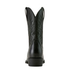 Ariat Mens Sport Narrow Cutter Toe Western Boots (10063960) Black Deertan