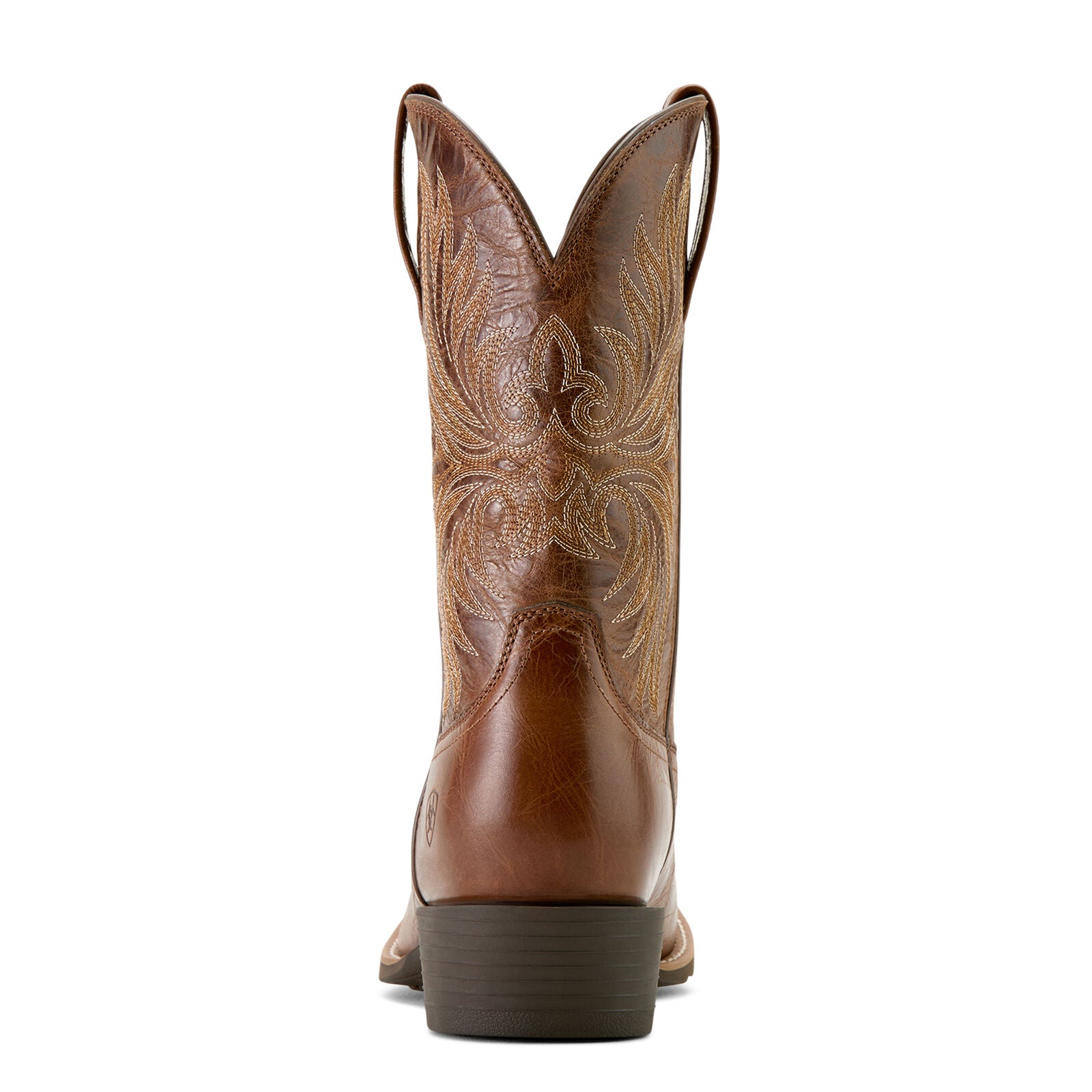 Ariat Mens Sport Narrow Cutter Toe Western Boots (10063959) Dark Tan