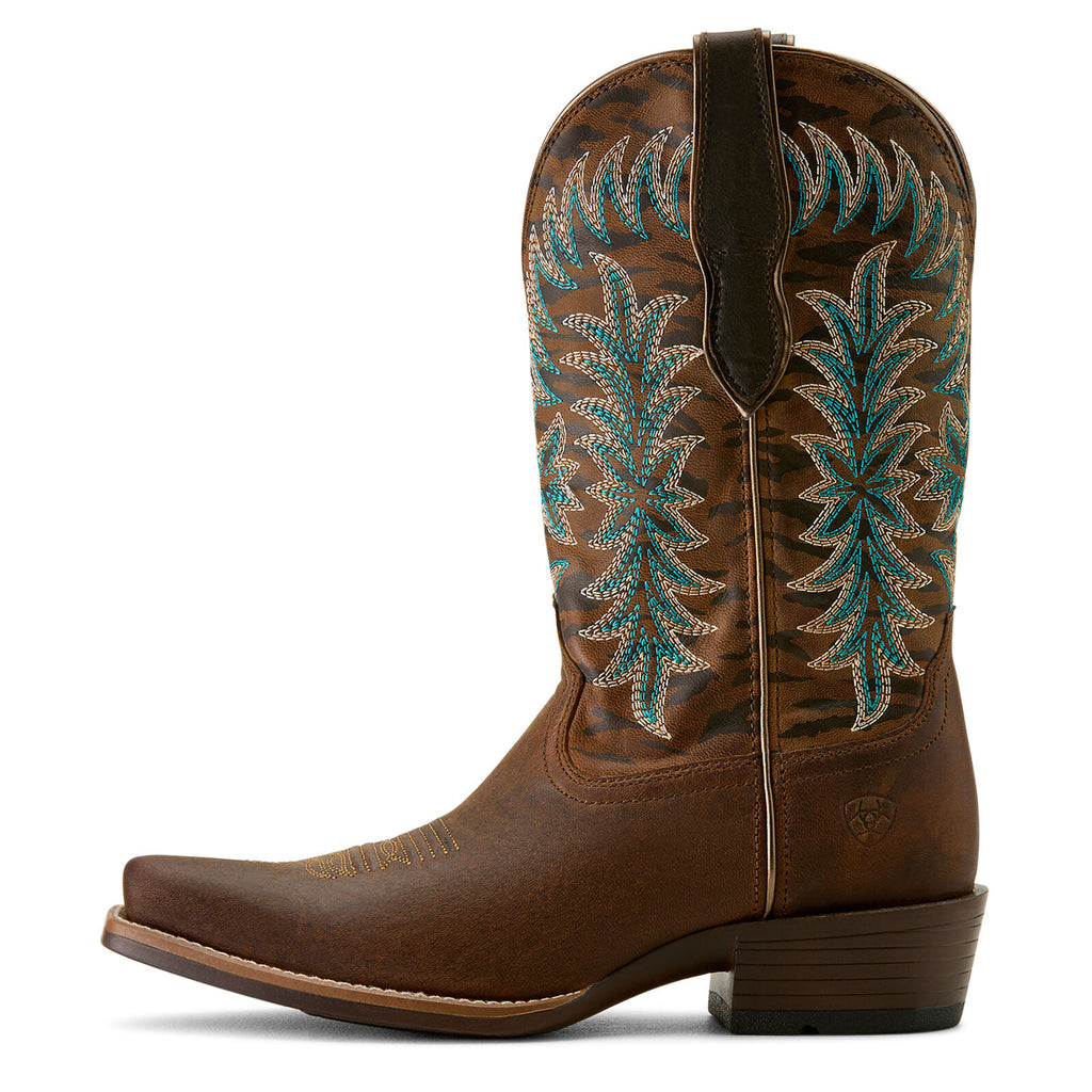 Ariat Womens Beaumont Western Boots (10063900) Sassy Brown/Gilded Tiger Print