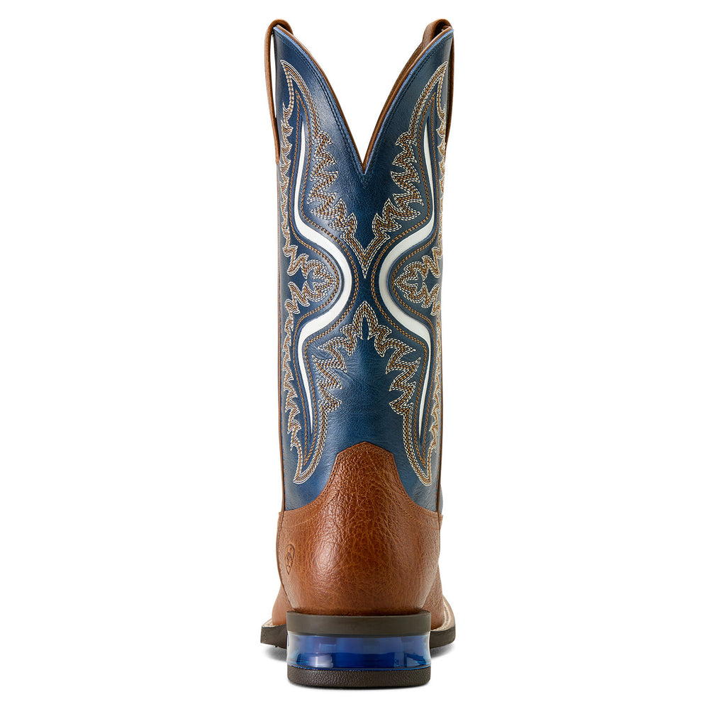 Ariat Mens Captivate Western Boots (10064043) Red Oak/Deep Blue